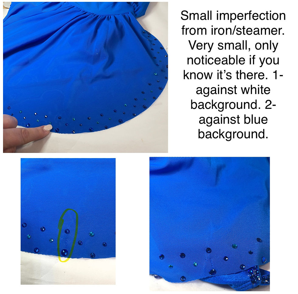 Thumbnail: Adult Medium Royal Blue Lyrical/Contemporary Dance Costume