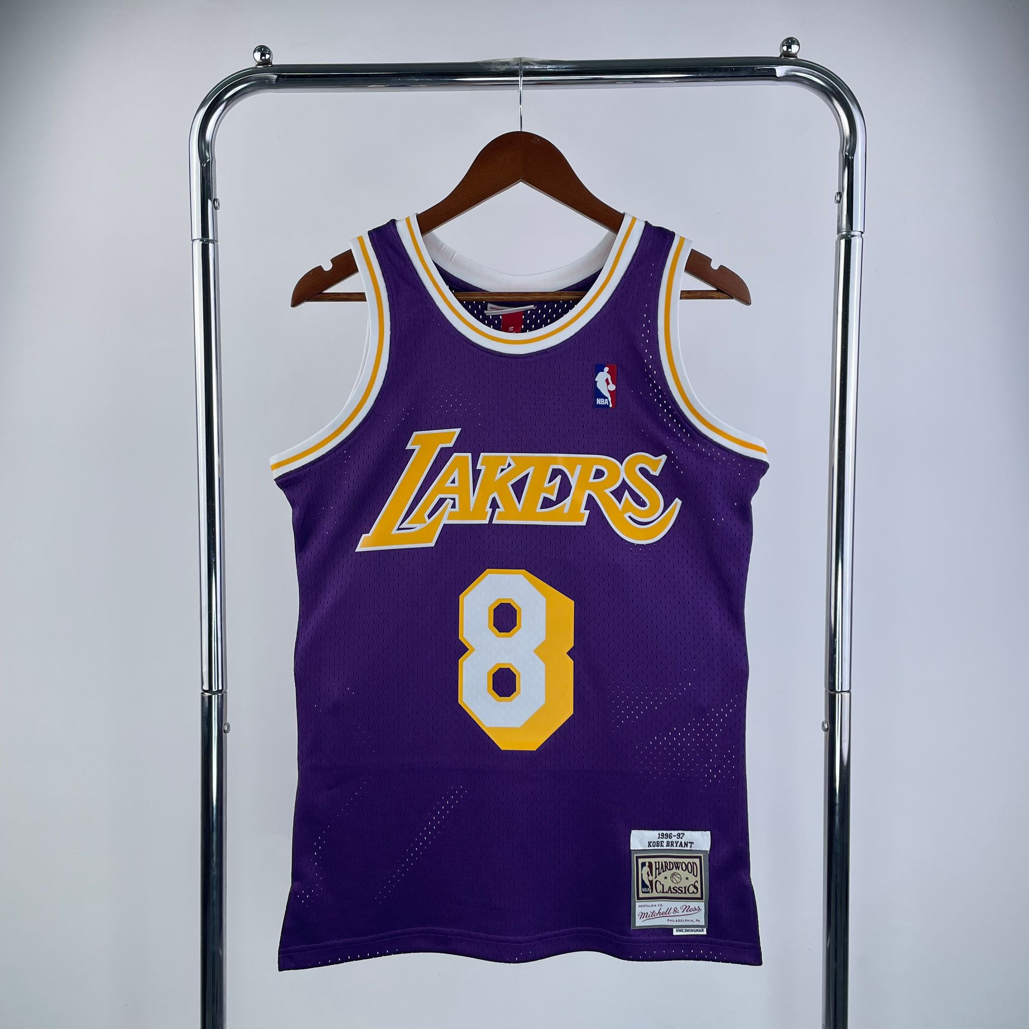 Camiseta Los Angeles Lakers #8 Kobe Bryant – Edición Hardwood Classics 1996-97