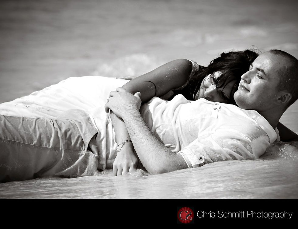 Cancun Trash the dress photos