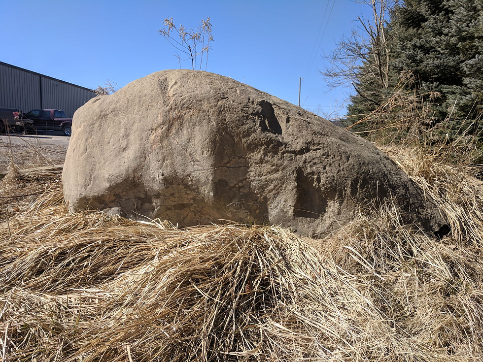 Thumbnail: 007 faux granite boulder
