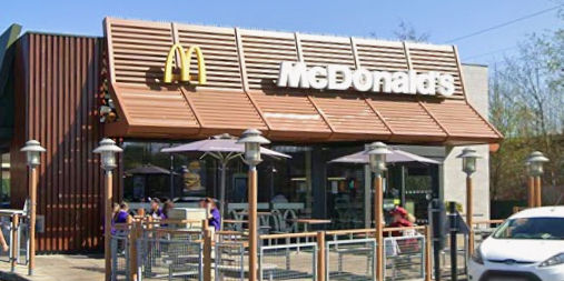 The attack took place outside the McDonald's in Bathgate.