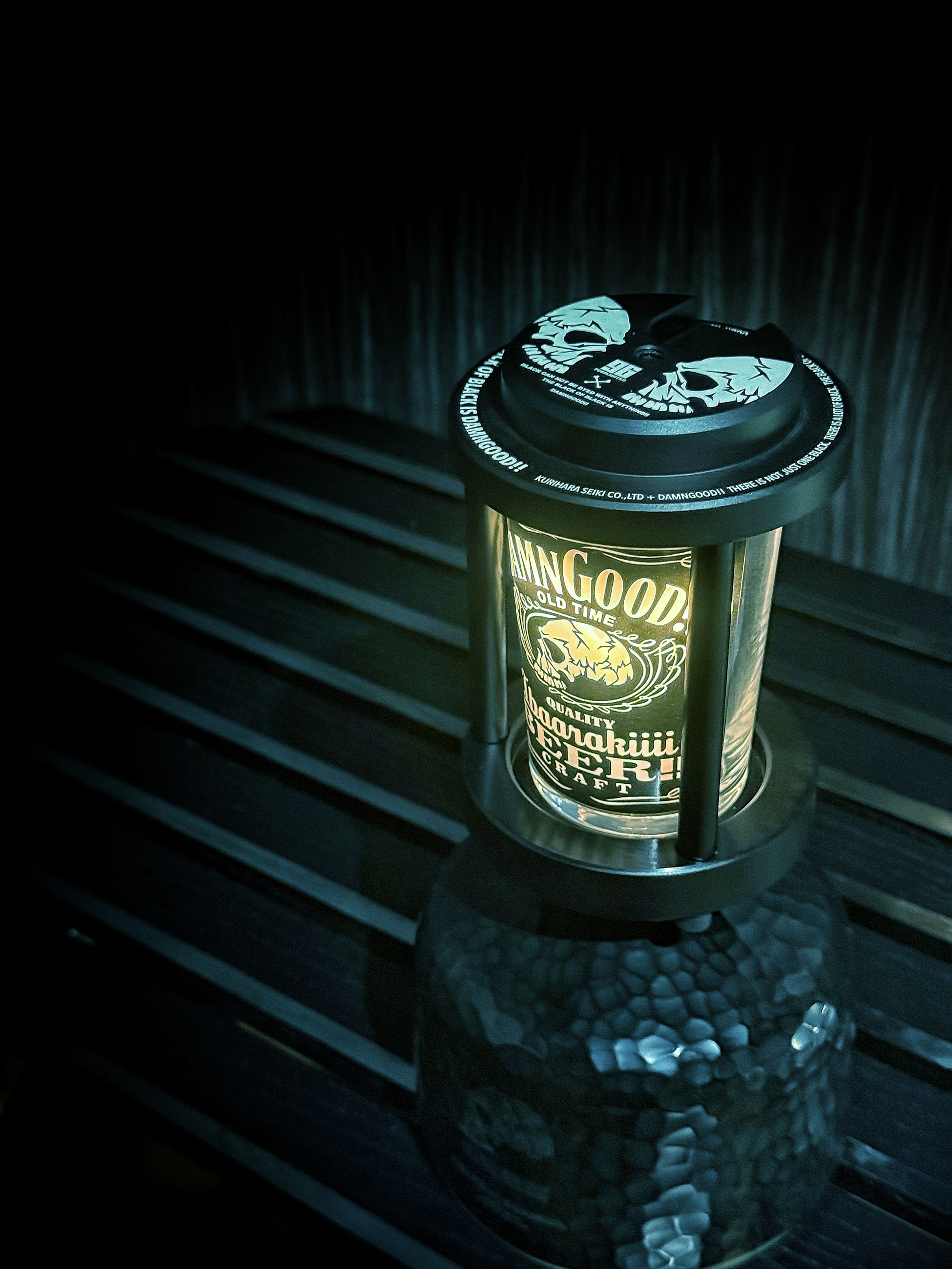 GLASS LANTERN mini BLACK