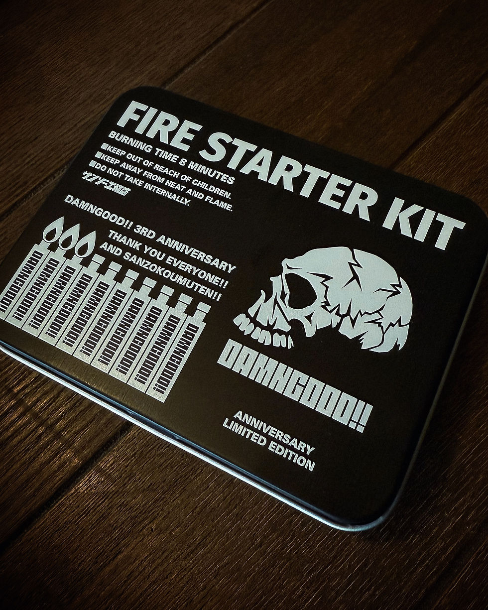FIRE STARTER KIT!!  3RD ANNIVERSARY MODEL