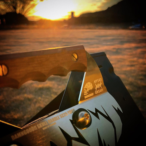 新品未使用DAMNGOOD!! SKULL HANDLE SC25 BRASS DAMNGOOD!! SKULL HANDLE SC25 BRASS | DAMNGOOD!!
