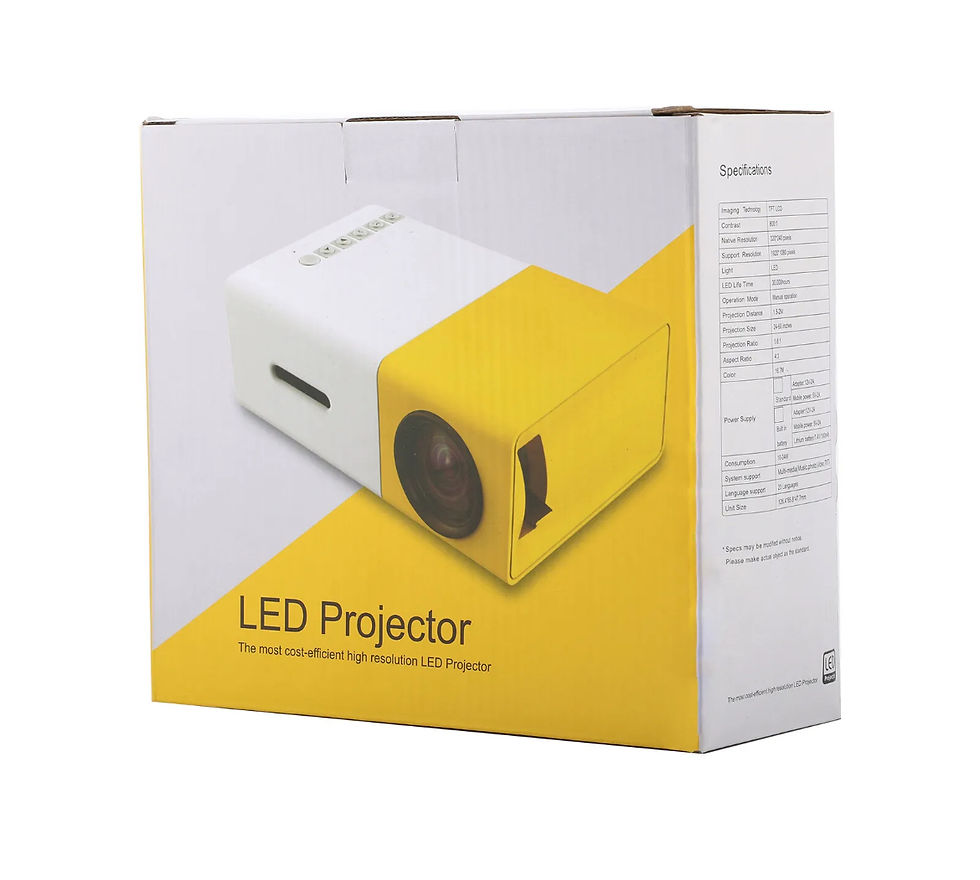 Thumbnail: YG300 Mini Portable Multimedia Projector Full HD 1080P Home Theater