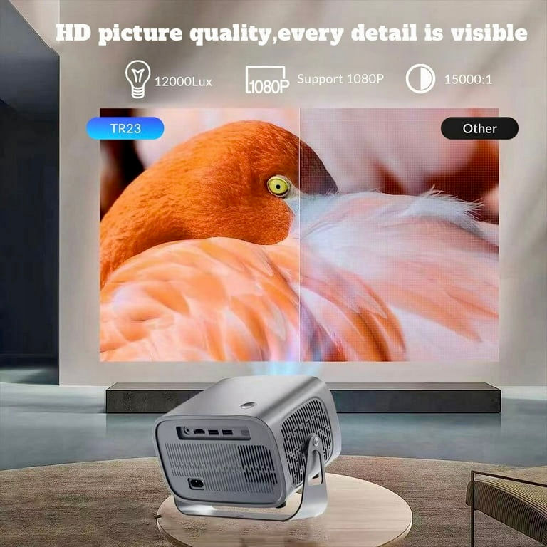 Thumbnail: Topleo HY310 Smart HD Projector 5G BT 5.0 Android 11 With 360 Degree Gimbal