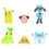 Thumbnail: Pokemon Battle Figure Multipack Inc Pikachu, Cleffa, Joltic, Riolu, Chikorita