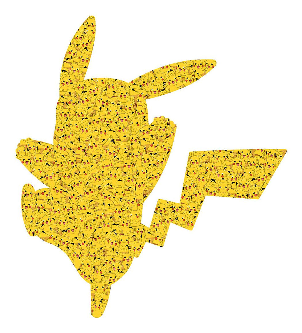 Thumbnail: Pokemon Shaped Pikachu 727 Piece Puzzle