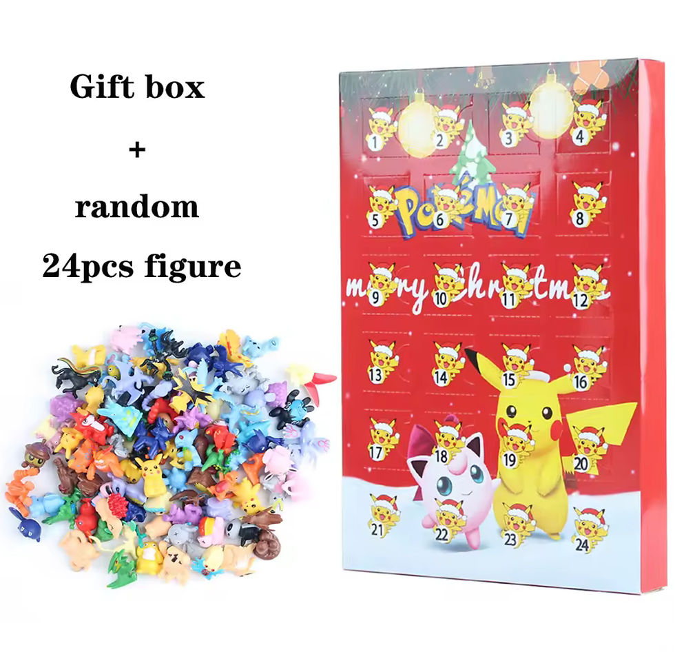 Thumbnail: Pokemon Advent Calendar Pikachu & Jigglypuff 24 Toys Inside