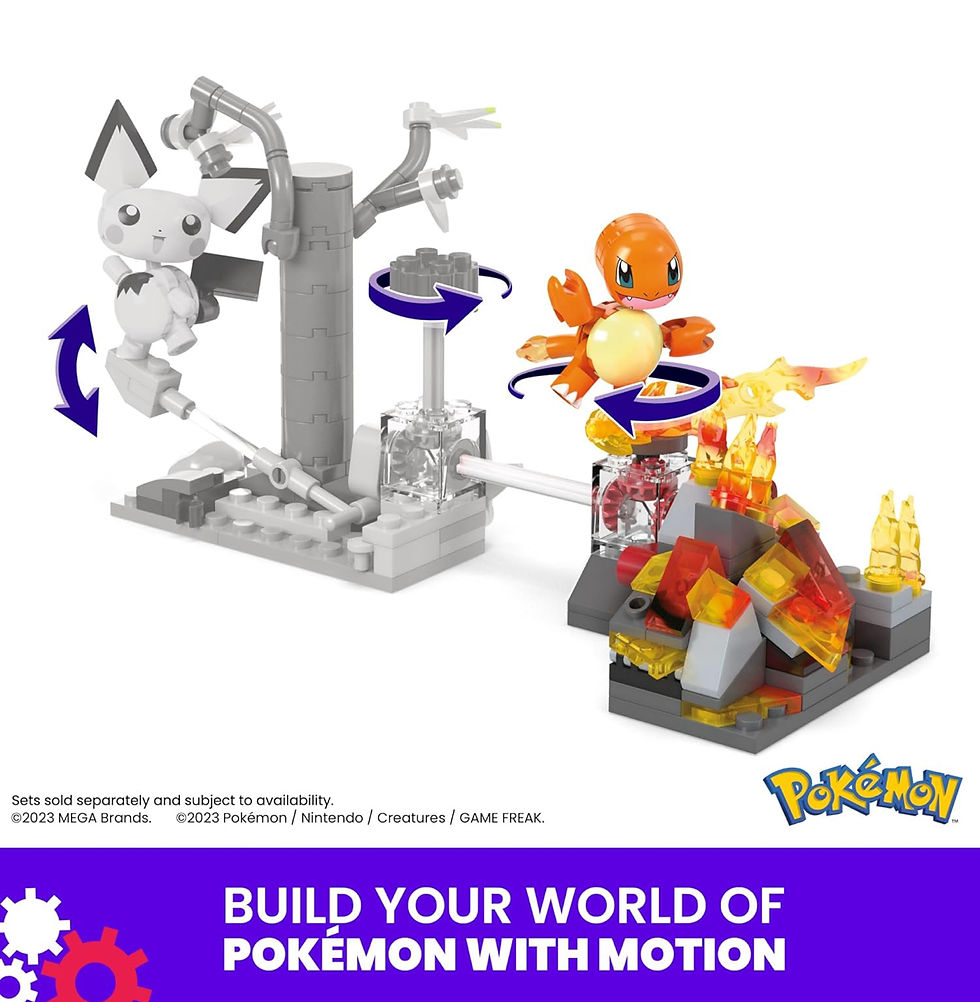 Thumbnail: Mega Bloks - Charmander Fire Type Spin / Pichu Forest Forage