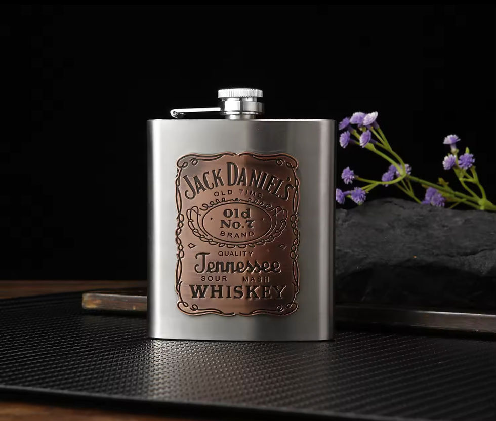 Thumbnail: Jack Daniels Stainless Steel Food Grade Spirits Flasks & Sets