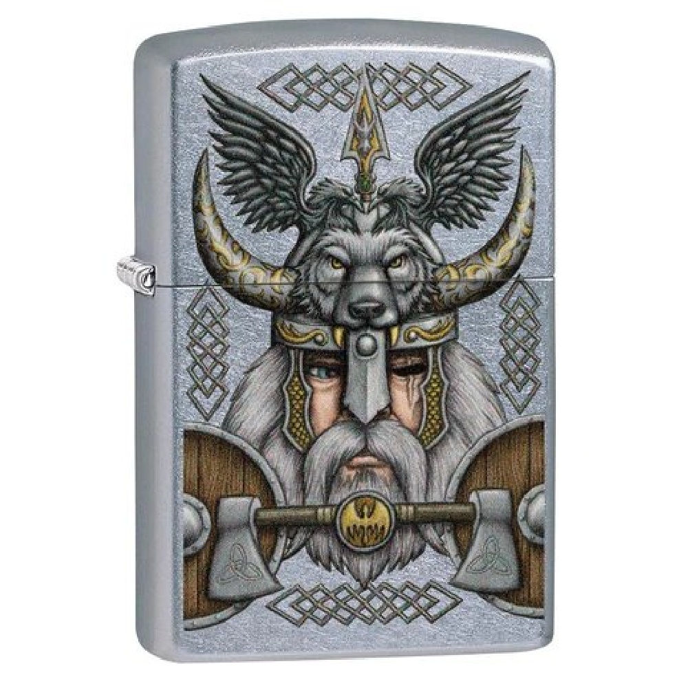 Zippo Regular Viking Odin Design Refillable Windproof Lighter