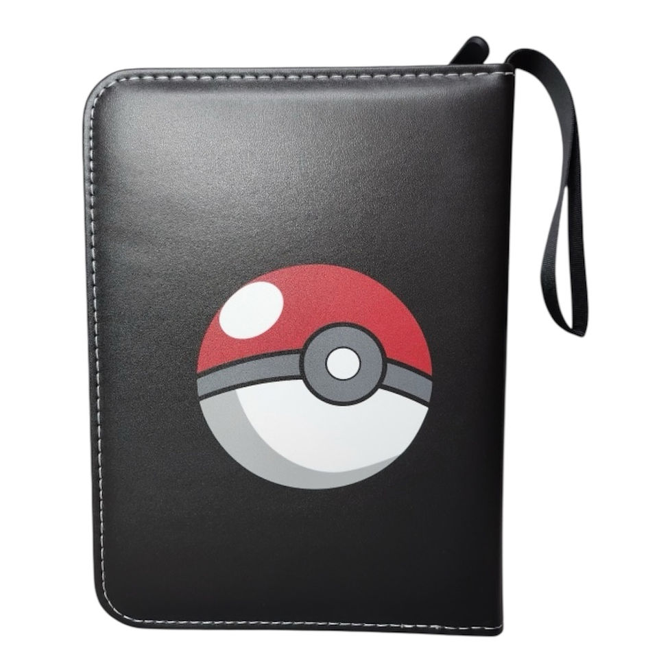 Thumbnail: Pokémon Pikachu & Eevee 4 Pocket Ring Binder For TCG Storage