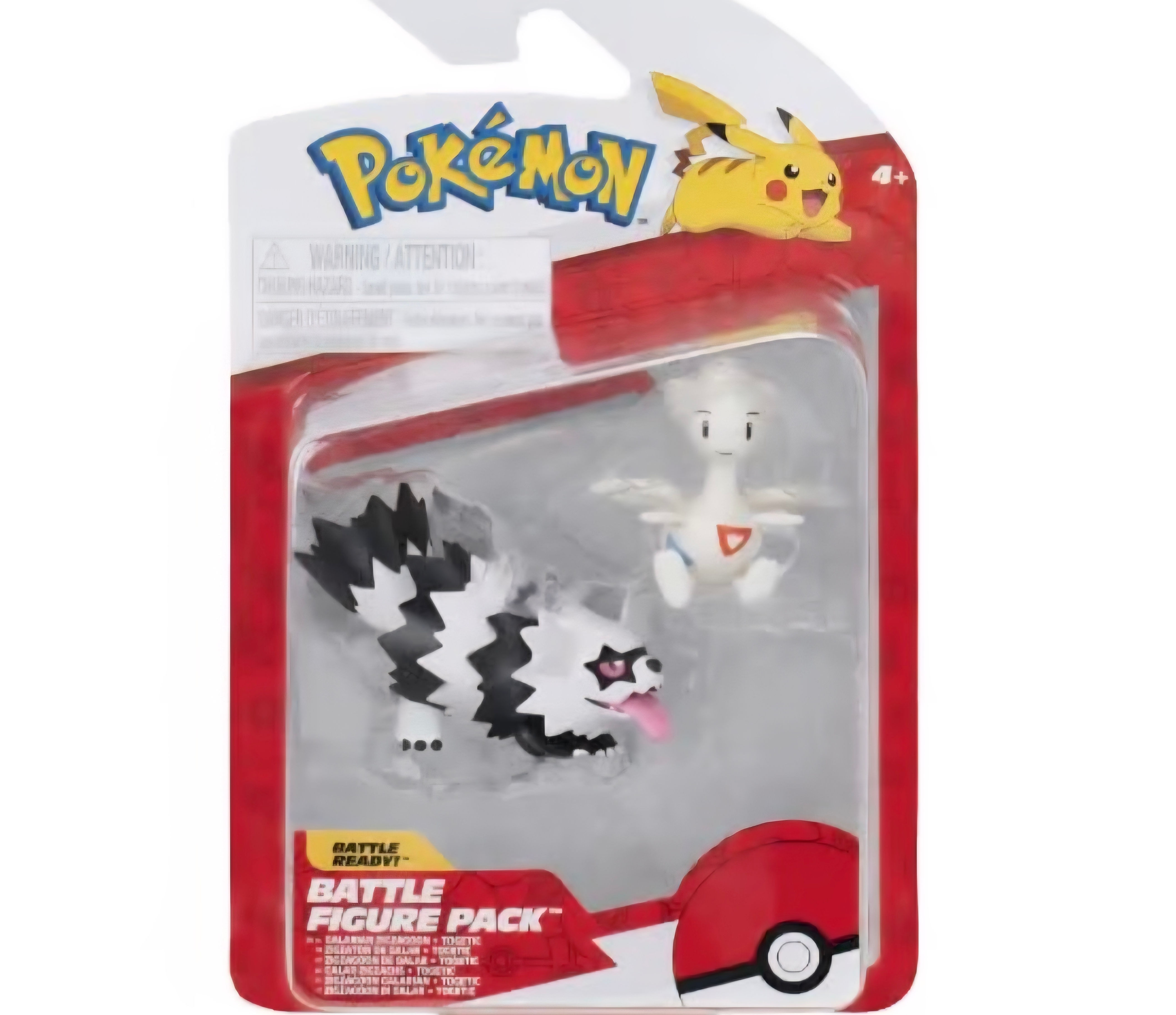 Pokémon Battle Figures Galarian Zigzagoon & Togetic
