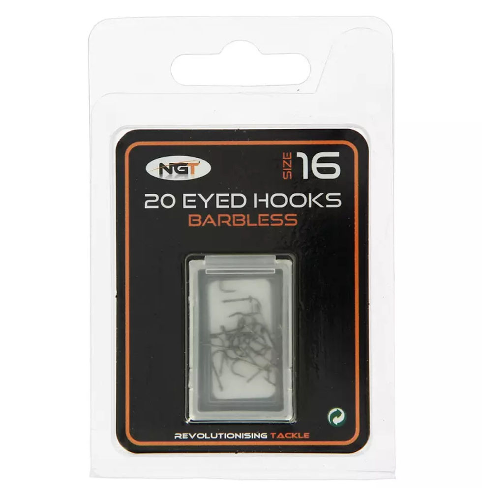 Thumbnail: NGT Eyed Coarse Fishing Hooks