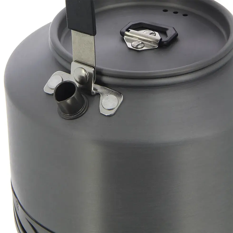 Thumbnail: NGT Aluminium Outdoor Fast Burn Kettle 1.1 litre Gun Metal