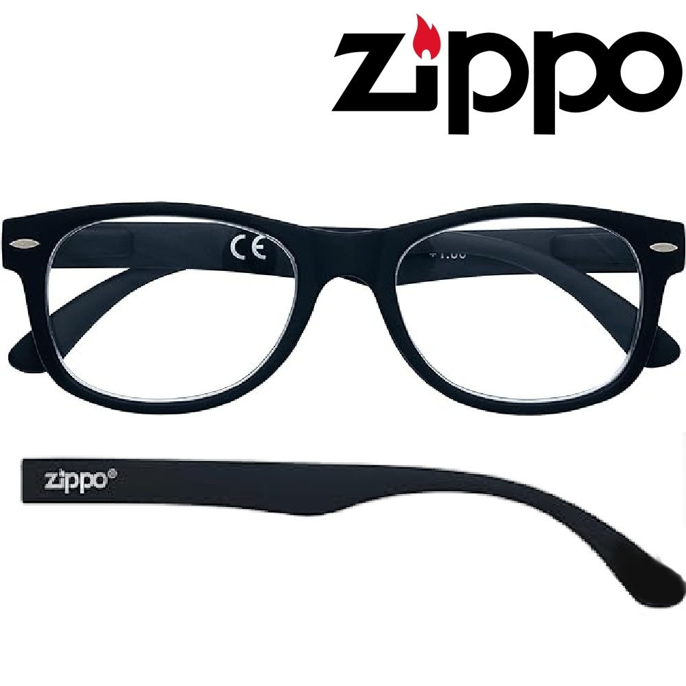 Zippo Reading Glasses Black +2.00 / +2.50
