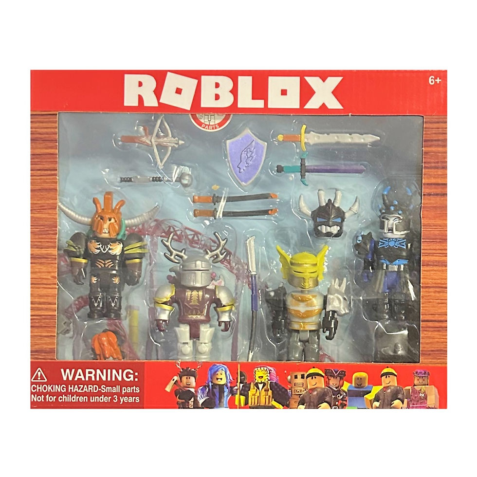 Thumbnail: Roblox Mix & Match Rotating Toy Figures