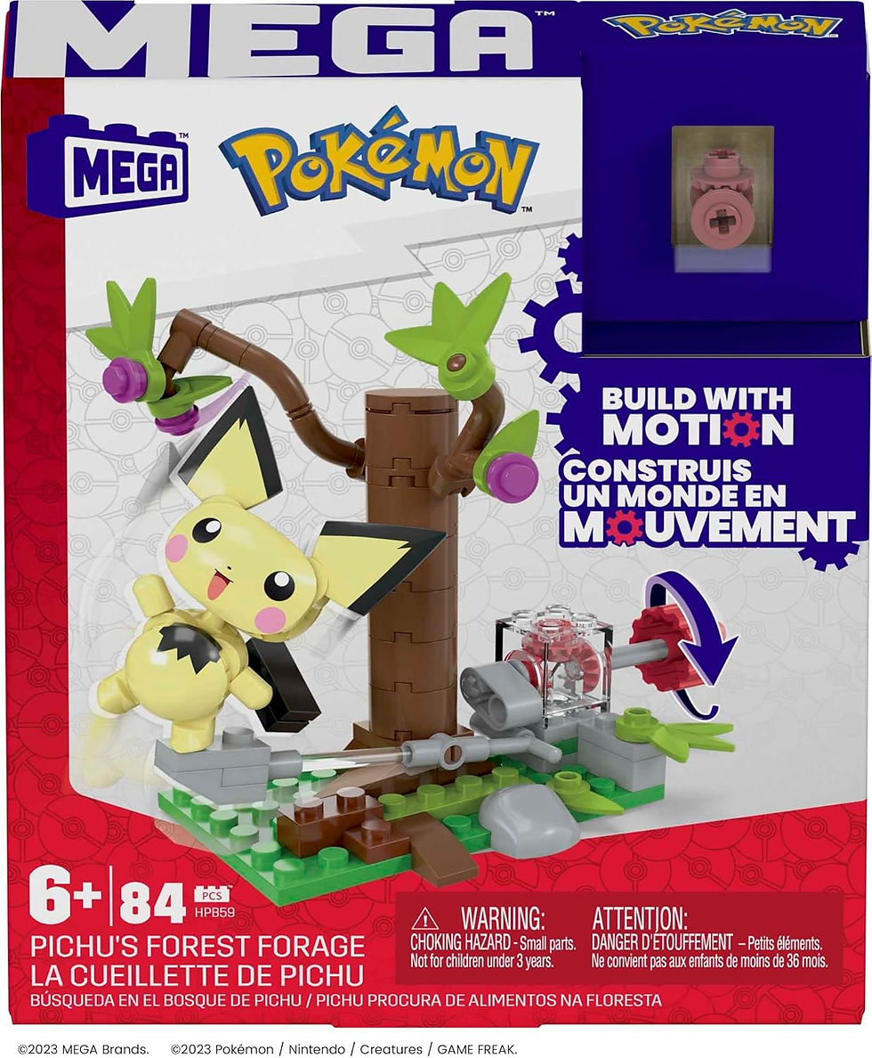 Thumbnail: Mega Bloks - Charmander Fire Type Spin / Pichu Forest Forage