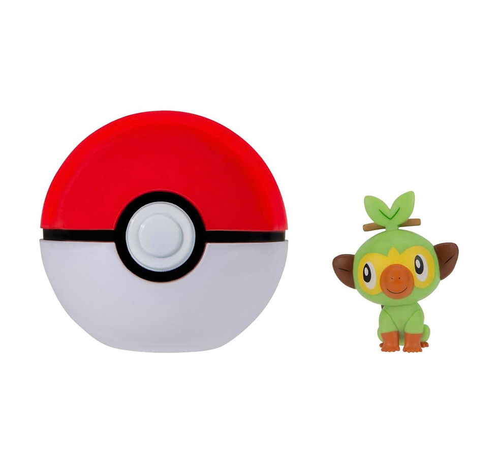 Thumbnail: Pokémon Clip N Go Grookey & Pokeball