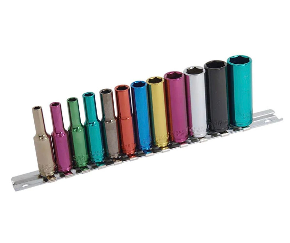 Thumbnail: Neilsen 12 Piece 1/4" Drive Deep Socket Set CT0906