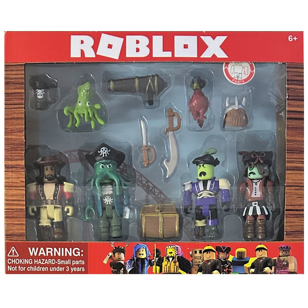 Thumbnail: Roblox Mix & Match Rotating Toy Figures