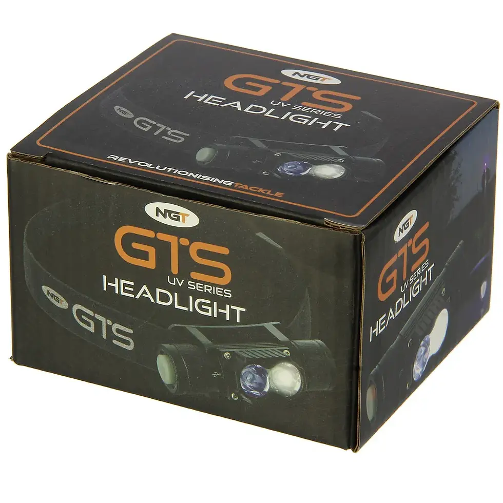 Thumbnail: NGT GTS Headlight 250 Lumens + UV Light With USB Rechargable 1800mAh Battery