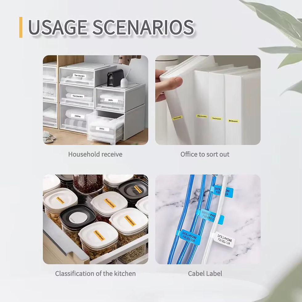 Thumbnail: Aiyin D11 Thermal Printer Label Maker With Roll Of Labels