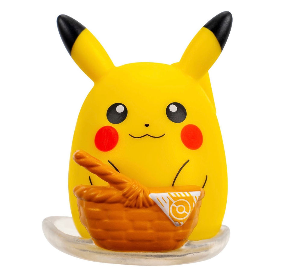 Thumbnail: Pokemon Squishalong 4 Pack Including Gengar, Pikachu, Marill, & Teddiursa