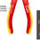 Thumbnail: LAOA Insulated Wire Cutting Cable Stripping Needle Nose Pliers