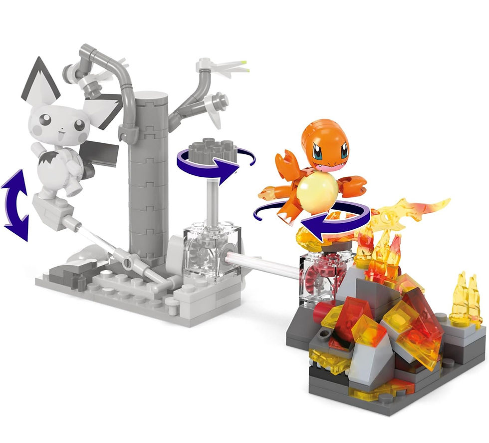 Thumbnail: Mega Bloks - Charmander Fire Type Spin / Pichu Forest Forage