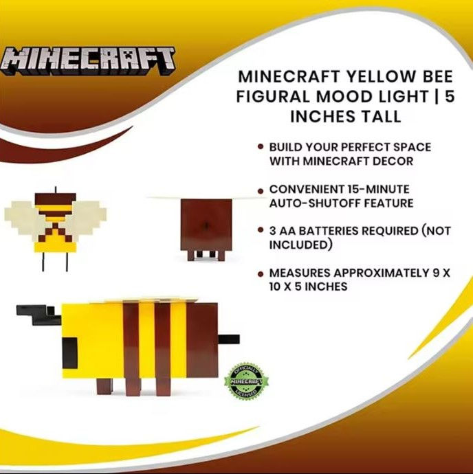 Thumbnail: Minecraft Bee Lamp