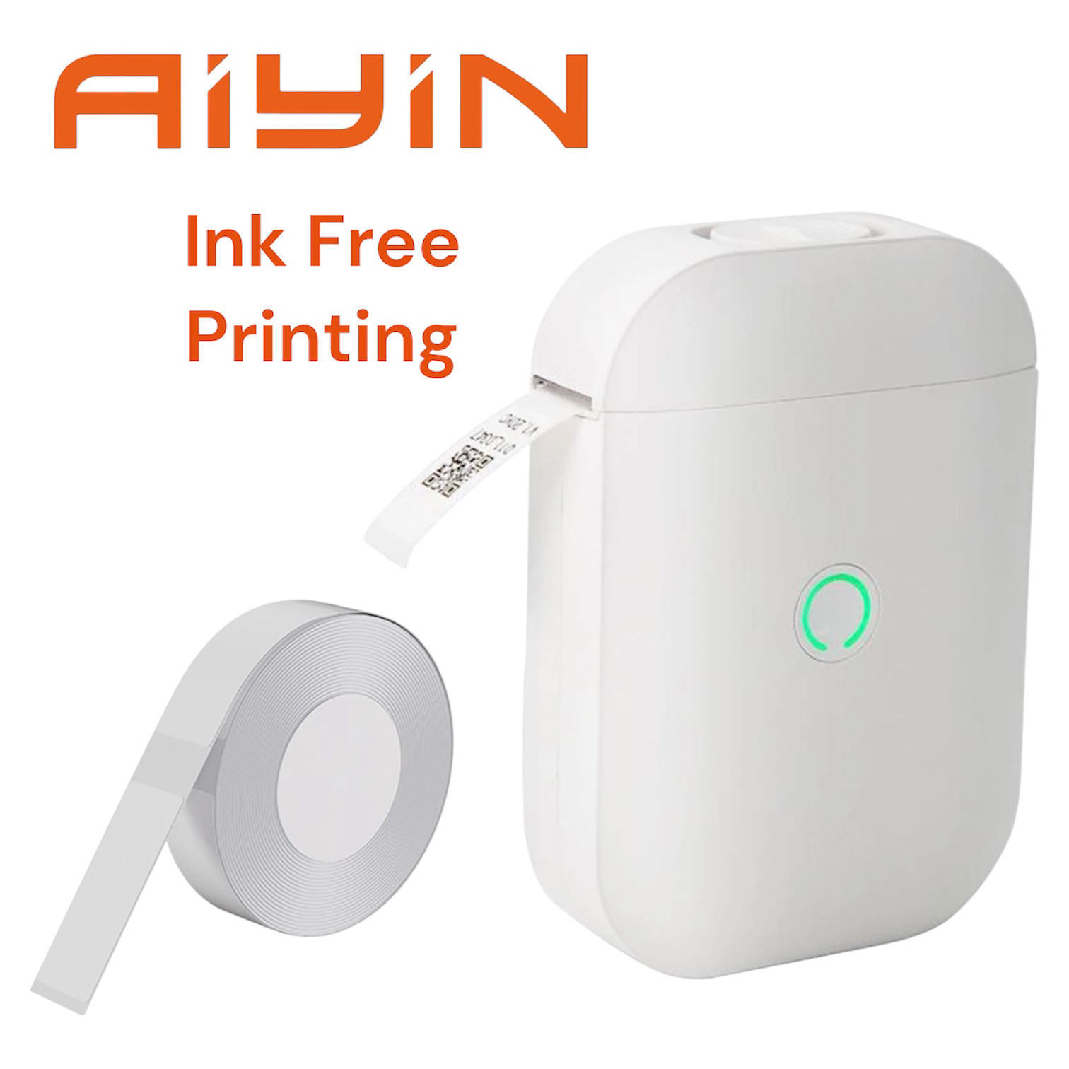 Aiyin D11 Thermal Printer Label Maker With Roll Of Labels