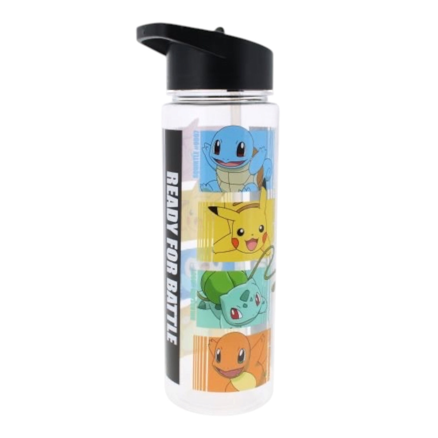 Pokemon 750ml Water Bottle With Flip Straw Lid