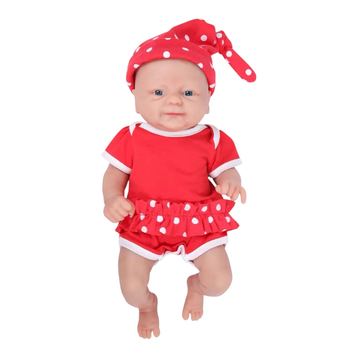 14” Reborn Full Silicone Baby Girl Doll - “Bebe”