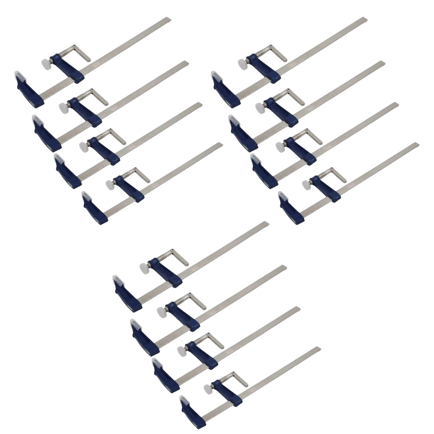 Neilsen x12 Pack 300mm x 50mm F-Clamp Heavy Duty Bar Clamp CT1519