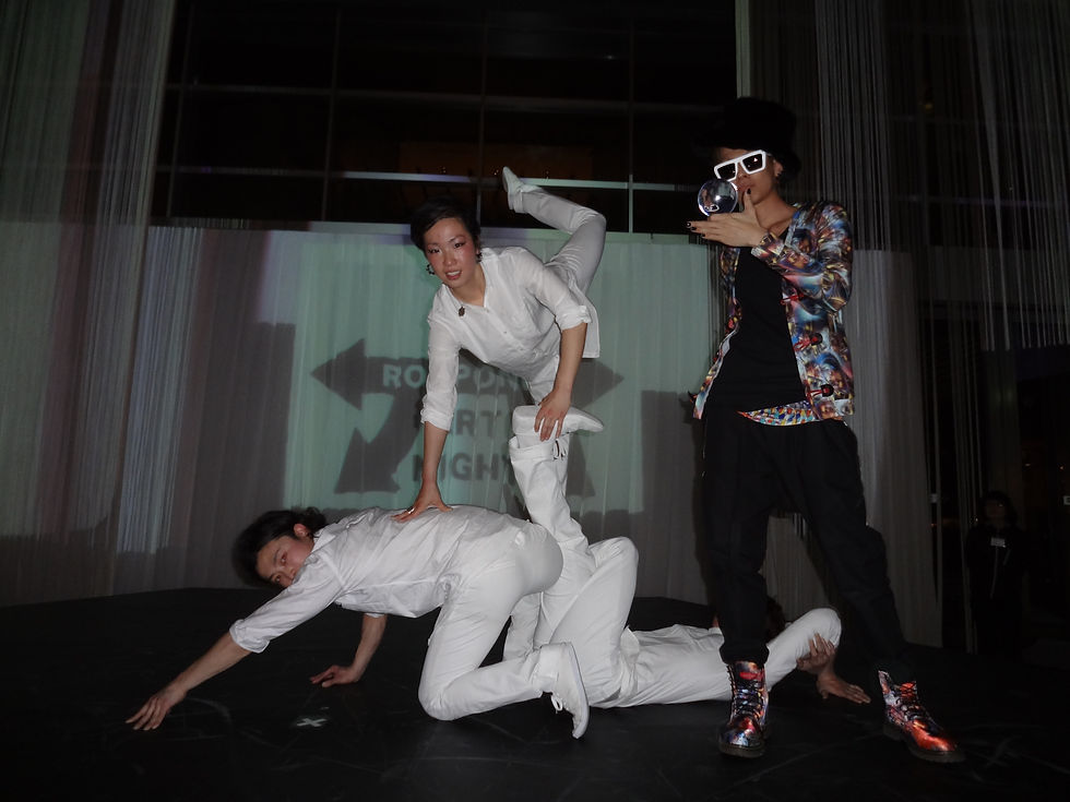 CRYSTAL PERFORMER MASAKI × Puzzle Ring Dancer KINETIC ART「六本木アートナイト2012」に登場!