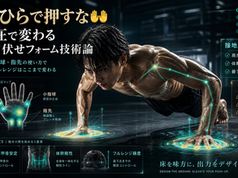 手のひらで押すな🤲接地圧で変わる腕立て伏せフォーム技術論と本当の押し方!