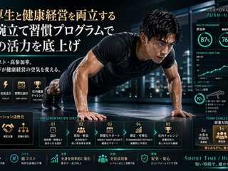 福利厚生と健康経営を両立する社内腕立て習慣プログラムで社員の活力を底上げ
