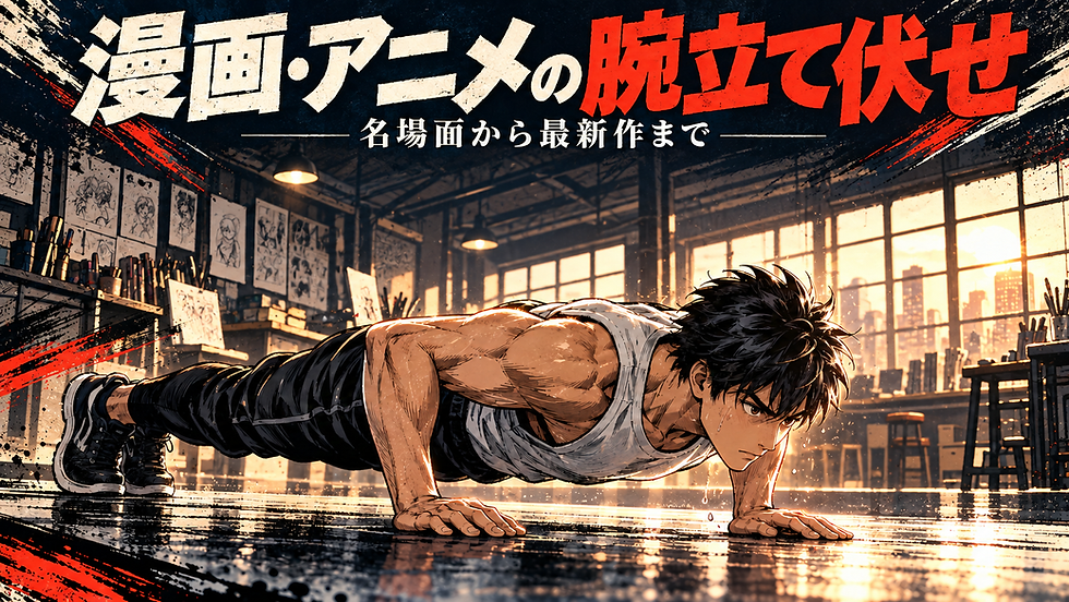 漫画・テレビアニメの腕立て伏せトレーニング名場面大全|悟空から最新作まで