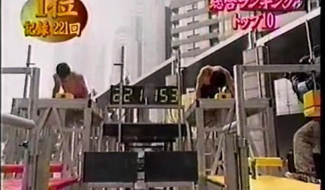 「三色筋肉」腹筋・背筋・腕立て地獄の3分間競技-筋肉番付-マッスルジム221回全国ランキング1位日本チャンピオン