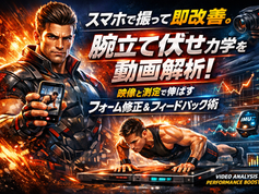 スマホで撮って即改善!腕立て伏せ力学を動画解析 映像と測定で伸ばすフォーム修正とフィードバック術