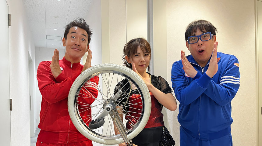 木下サーカスで鍛えた回遊グリーティングで一輪車パフォーマーがイベント登場
