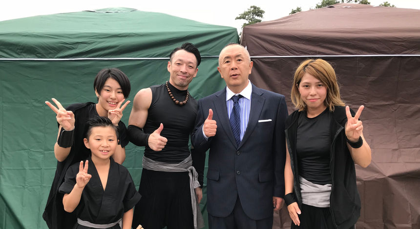 和太鼓パフォーマンス集団 葉隠「全国土佐犬選抜闘技大会」登場!