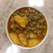 Organic Aloo Matar w/rice