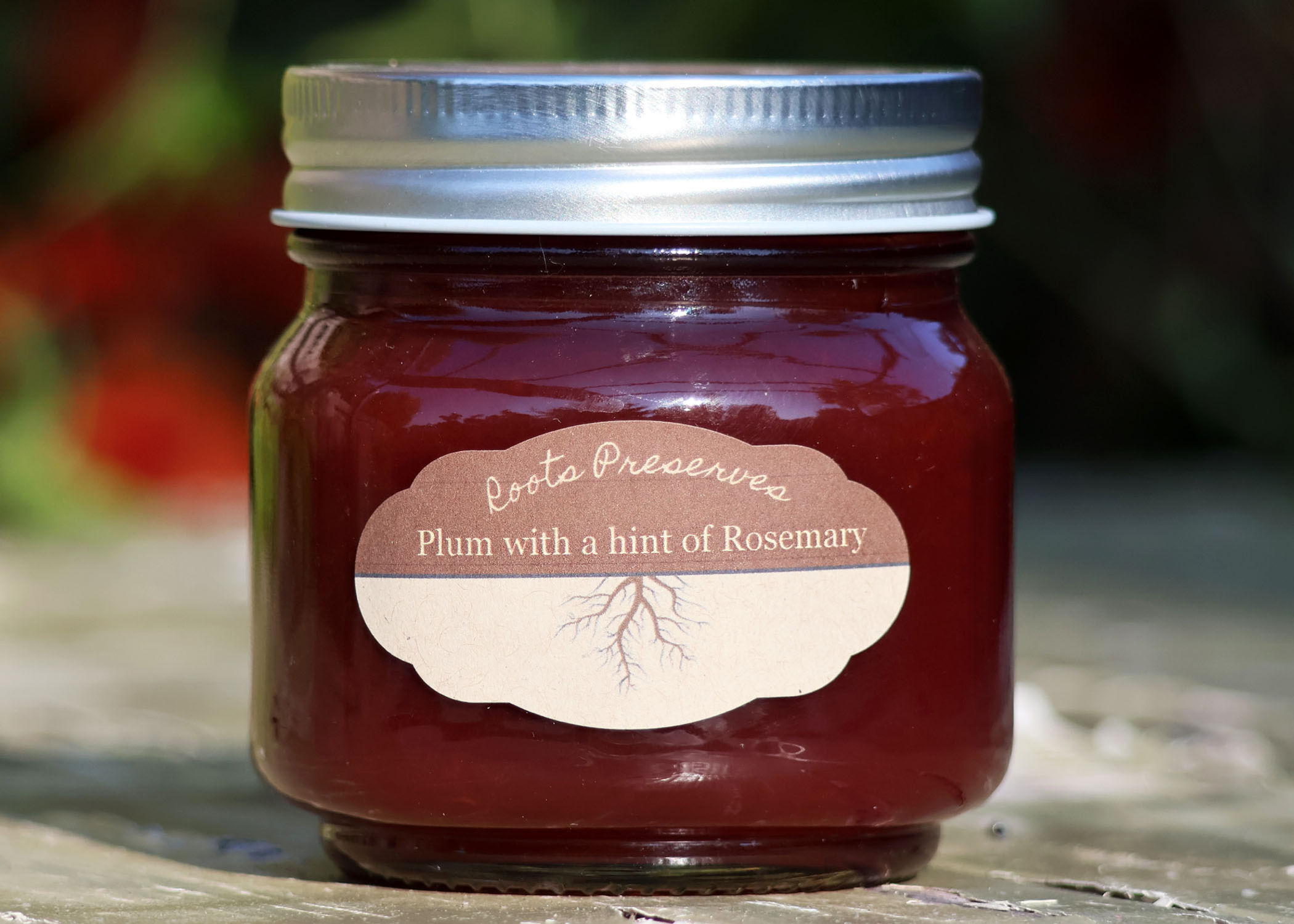 Plum with a hint of RosemaryJam
