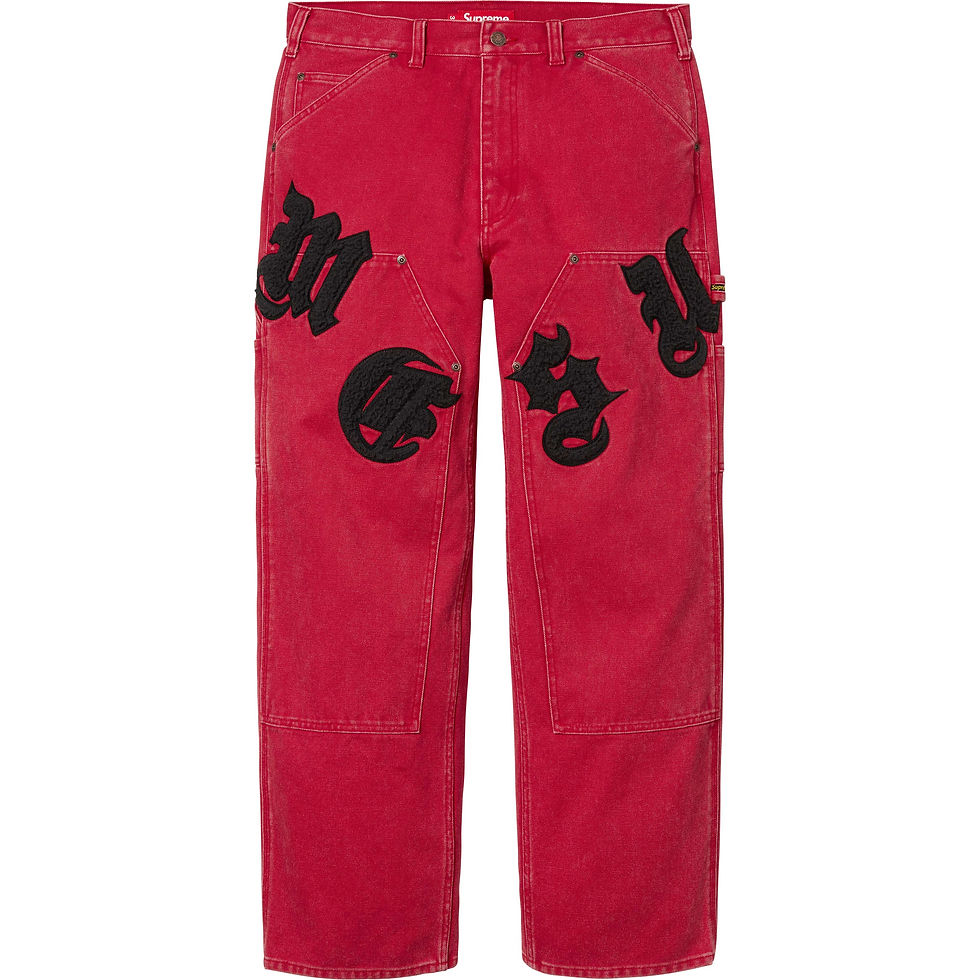 Thumbnail: Supreme Old English Canvas Double Knee Painter Pant