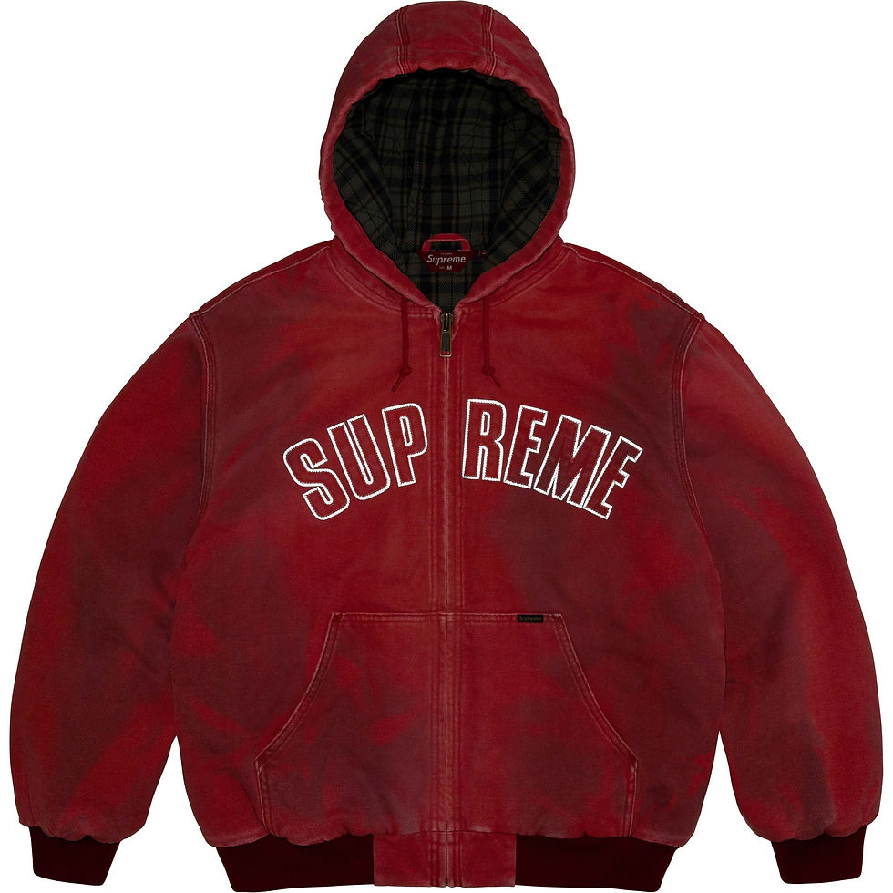 Thumbnail: Supreme Reflective Arc Hooded Work Jacket