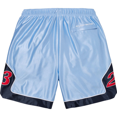 Supreme®/Jordan® Warm Up Short Supreme Jordan Warm Up Short Light Blue Men's - FW24 - US