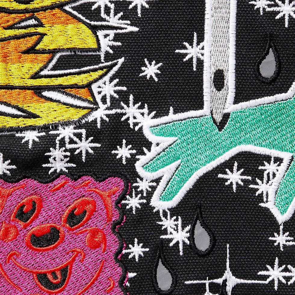 Thumbnail: Supreme AOI Embroidered Hooded Work Jacket